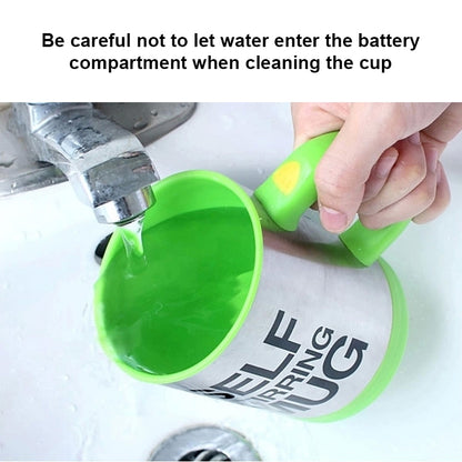 400ml Mugs Automatic Electric Self Stirring Mug Cup Coffee Milk Mixing Mug Smart Stainless Steel Juice Mix Cup Drinkware(Black) - Drinking Tools by buy2fix | Online Shopping UK | buy2fix