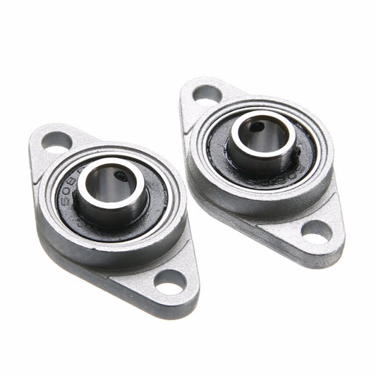 2 PCS  Diamond KFL-08 000 001 Bearing Housing Zinc Alloy Miniature Housing Bearing 3D Printer Accessories Universal, Size:KFL001 (inner diameter 12) - Parts by buy2fix | Online Shopping UK | buy2fix