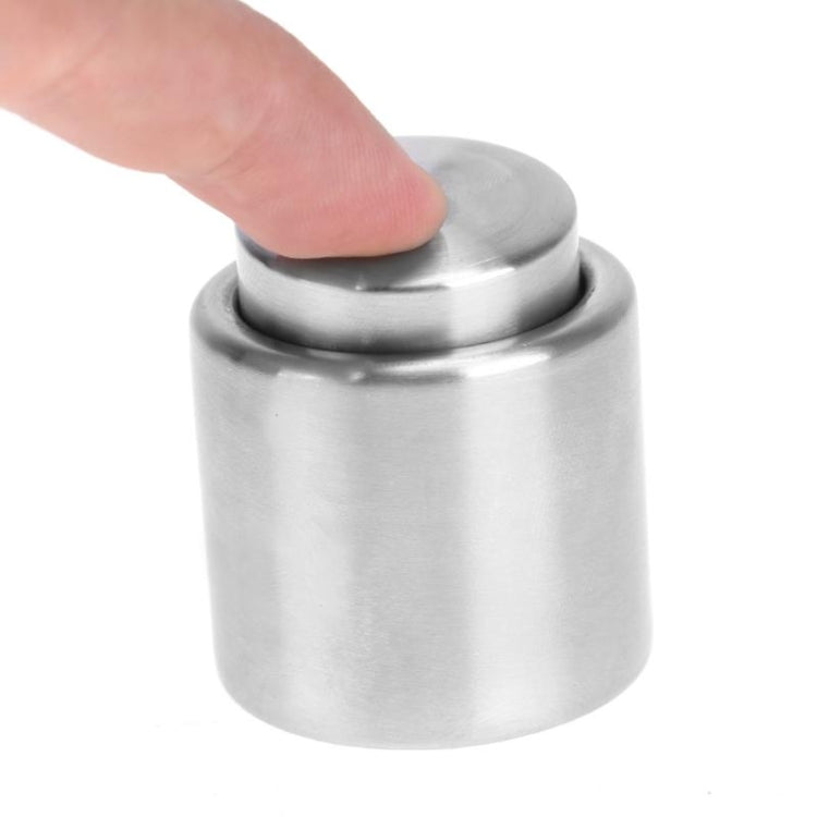 Push Stainless Steel Red Wine Stopper Champagne Stopper, Style:Red Wine Stopper - Bottle Stopper by buy2fix | Online Shopping UK | buy2fix