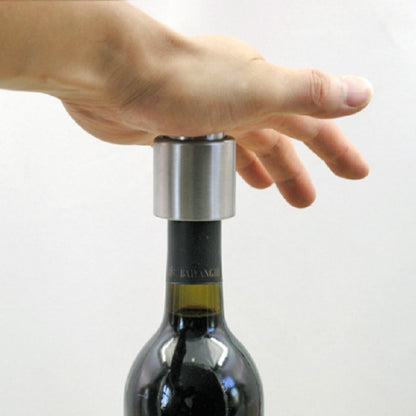 Push Stainless Steel Red Wine Stopper Champagne Stopper, Style:Red Wine Stopper - Bottle Stopper by buy2fix | Online Shopping UK | buy2fix