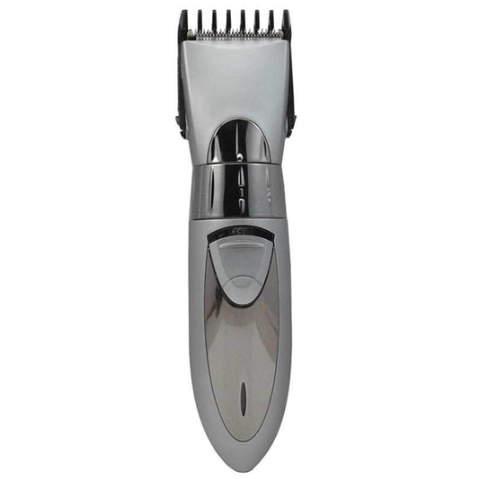 Waterproof Electric Hair Clipper Rechargeable Hair Trimmer Hair Cutting Machine Haircut Beard Trimer, EU Plug(Grey) - Hair Trimmer by buy2fix | Online Shopping UK | buy2fix