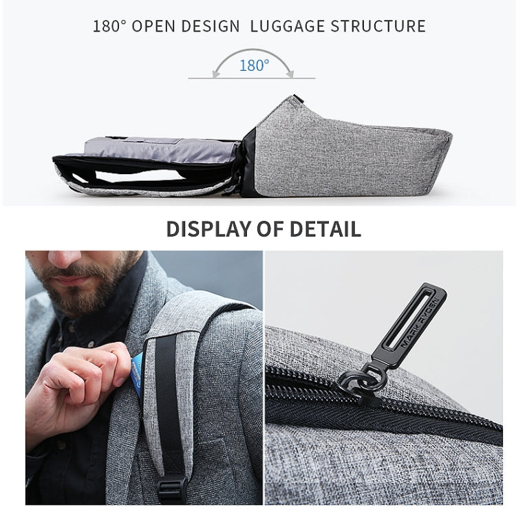 Mark Ryden Multifunction USB charging Men 15inch Laptop Backpack by buy2fix