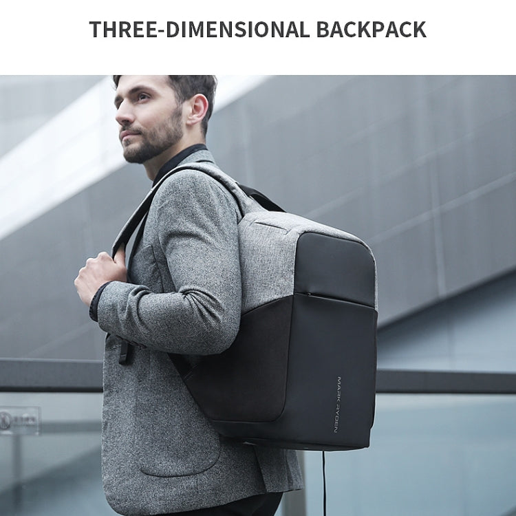 Mark Ryden Multifunction USB charging Men 15inch Laptop Backpack by buy2fix