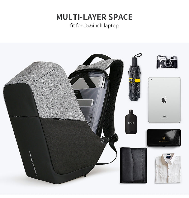 Mark Ryden Multifunction USB charging Men 15inch Laptop Backpack by buy2fix
