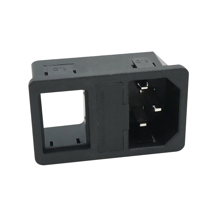 10 PCS AC-01 Three Pins Power Socket with Safety Switch Socket - Switch by buy2fix | Online Shopping UK | buy2fix