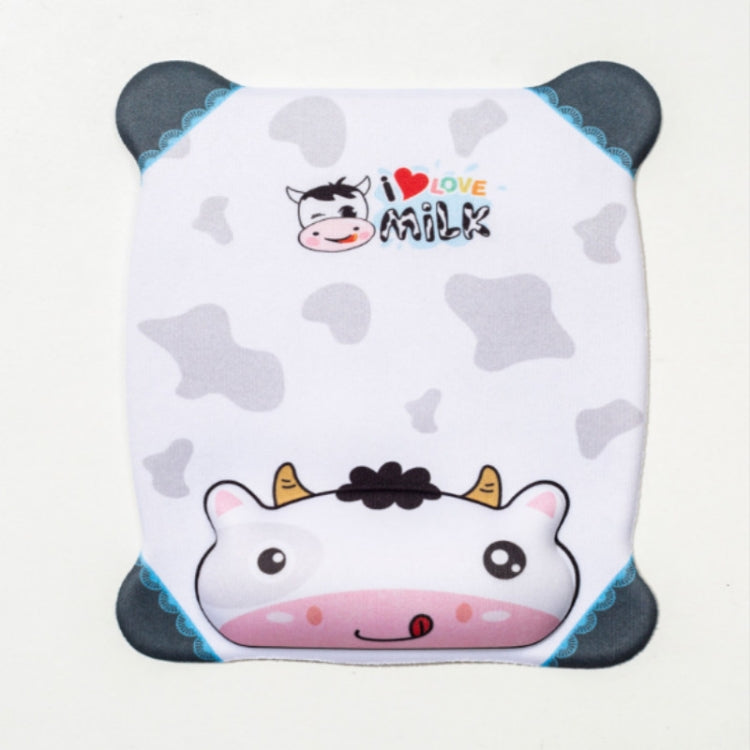 Cartoon Silicone Wristband Mouse Pad(Cow) by buy2fix