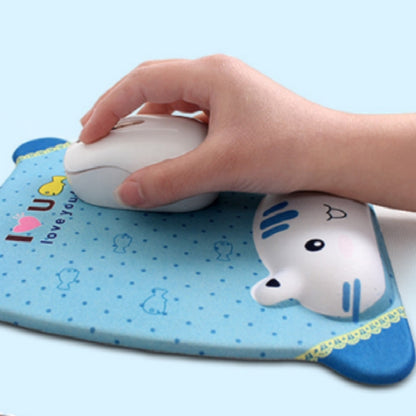 Cartoon Silicone Wristband Mouse Pad(Cow) by buy2fix