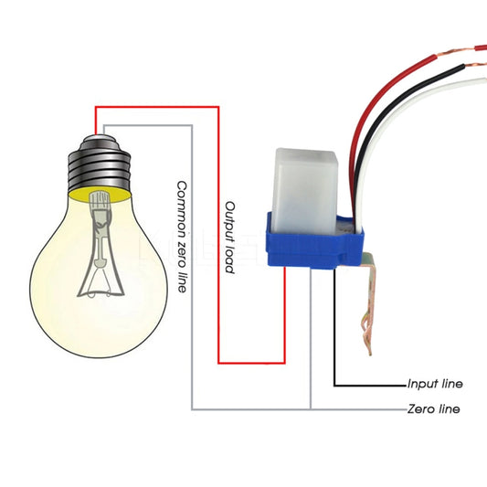 Automatic Switch Sensor Switch Photocell Street Light Switch Control(12V) - AC Adapers by buy2fix | Online Shopping UK | buy2fix