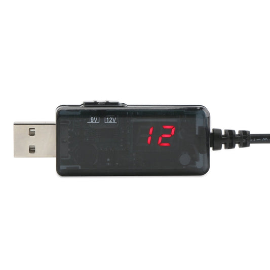 USB Boost Cable 5V Step Up to 9V 12V Adjustable Voltage Converter 1A Step-up Volt Transformer DC Power Regulator with Switch EU - AC Adapers by buy2fix | Online Shopping UK | buy2fix