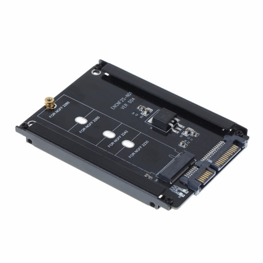Metallgehäuse CYB + M Sockel 2 M.2 NGFF (SATA) SSD auf 2,5 SATA Adapter für 2230/2242/2260/2280 mm M2 NGFF SSD Solid State Festplatte
