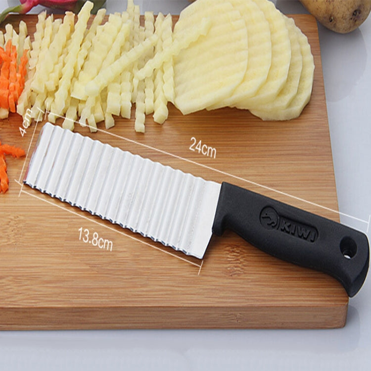 2 PCS Stainless Steel Wave Knife Professional Potato Cutting Machine - Cutter & Peeler by buy2fix | Online Shopping UK | buy2fix