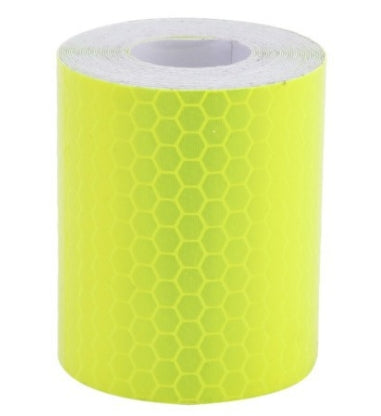 Car Motorcycles Reflective Material Tape Sticker  Safety Warning Tape Reflective Film(Yellow)