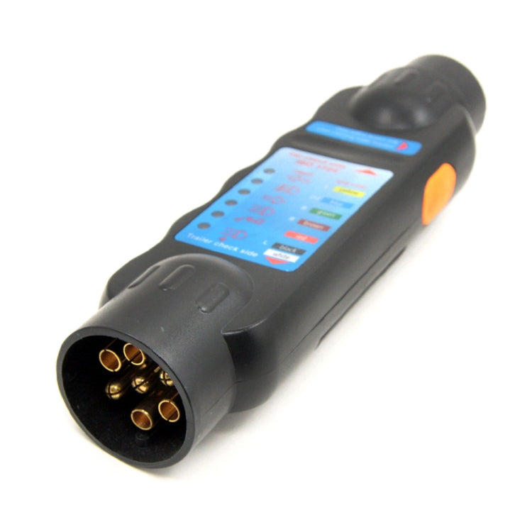 JHT4003 European 12V 7 Pin Car Truck Trailer Plug Socket Tester Wiring Circuit Light Test Tool by buy2fix