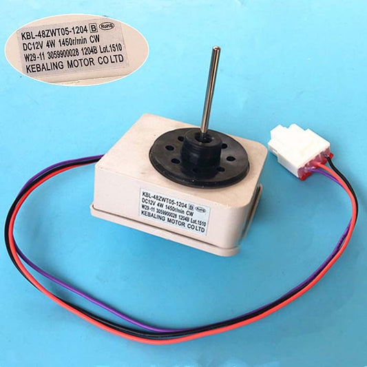 Refrigerator Fan Motor Parts for TCL Omar KBL-48ZWT05-1204 DC12V 4W 1450r/min CW W29-11 3059900028 1204B - Refrigerator Parts by buy2fix | Online Shopping UK | buy2fix