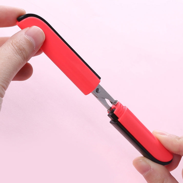 Portable Shears Paper Cutting Folding Safety Mini Stationery Scissors(Blue) - Gadgets by buy2fix | Online Shopping UK | buy2fix