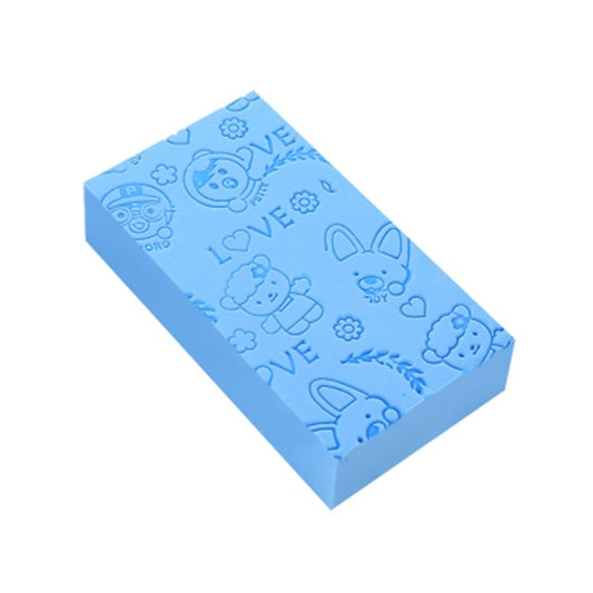 Baby Shower Spa Bath Square Sponge Body Cleaning Scrub(Blue) - Bath Brushes & Sponges by buy2fix | Online Shopping UK | buy2fix