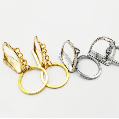 2 PCS Stable Keychain Alloy Jewelry Pendant Smooth Alloy Pendant(Gold) by buy2fix