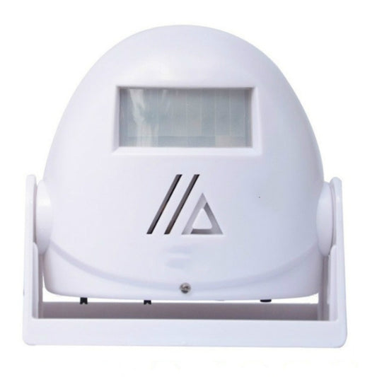 Wireless Intelligent Doorbell Infrared Motion Sensor Voice Prompter Warning Door Bell Alarm(White) - Sensor Doorbell by buy2fix | Online Shopping UK | buy2fix