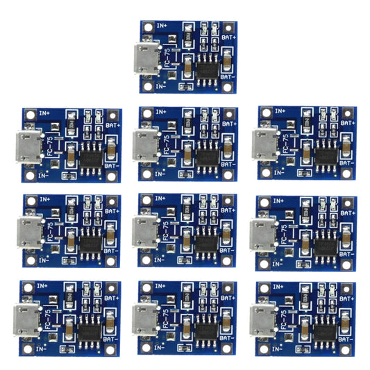5 PCS TP4056 Charging Board Module Micro USB Interface Microphone USB for 1A Lithium Battery - Sensor Module by buy2fix | Online Shopping UK | buy2fix