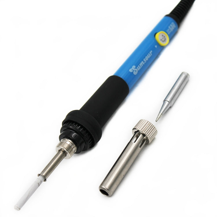 Adjustable Temperature Electric Soldering Iron 60W Welding Solder Rework Station Heat Pencil Tips Repair Tool (EU Plug) - Electric Soldering Iron by buy2fix | Online Shopping UK | buy2fix