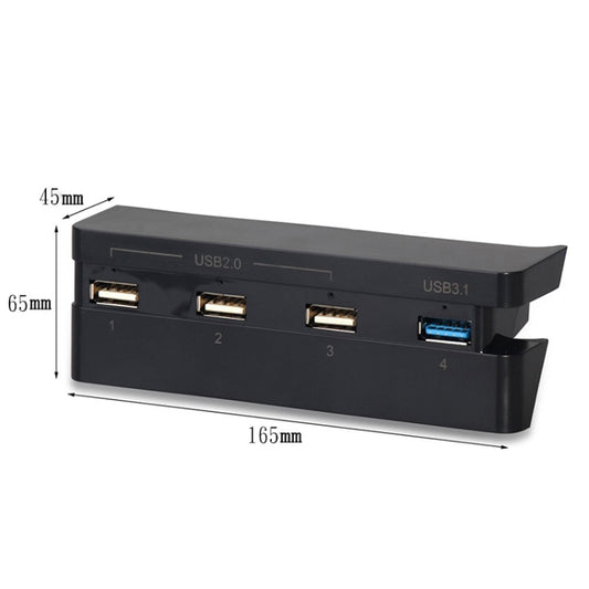 2 PCS Extend USB Adapter Accessories for Play Station 4 Slim Console USB HUB 3.0 High Speed - Charger & Power by buy2fix | Online Shopping UK | buy2fix