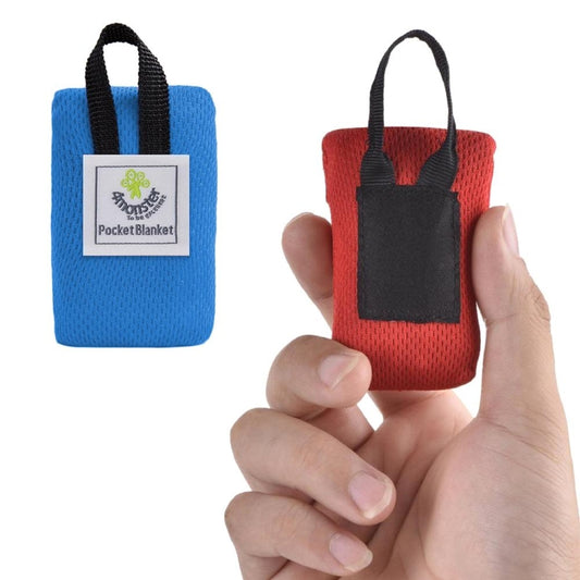 Portable Ultra-thin Folding Camping Mat Pocket Waterproof Blanket Outdoor Picnic Mat Sand Beach Mat, Size: 70*110cm(Blue) - Camping Mats by buy2fix | Online Shopping UK | buy2fix