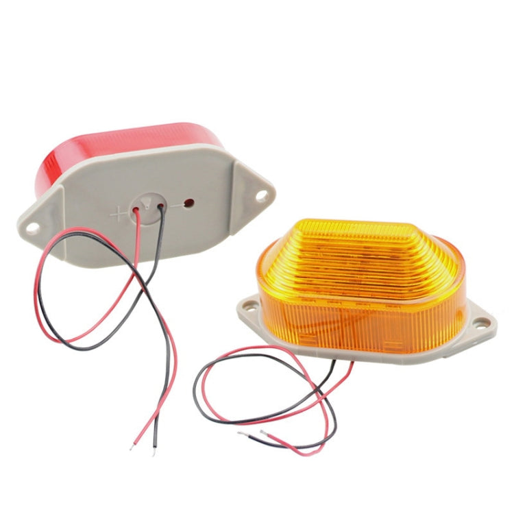 DC12V Led Mini Strobe Signal Warning Light Silent Warning Light(Red) by buy2fix