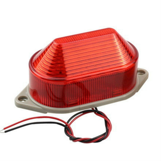 AC220V Led Mini Signal stroboscopique voyant d'avertissement silencieux (rouge)