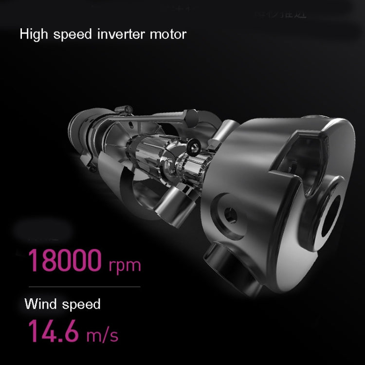 Mingge T1 T Style 1800W High-power Cold Hot Air Wind Fast Drying Folding Hair Dryer, Plug Type:US Plug( Green) - Hair Dryers & Accessories by buy2fix | Online Shopping UK | buy2fix