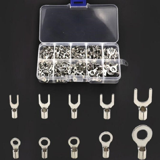 320 PCS / Box Car Ot/Ut Terminal Bare Fork Wiring - Booster Cable & Clip by buy2fix | Online Shopping UK | buy2fix