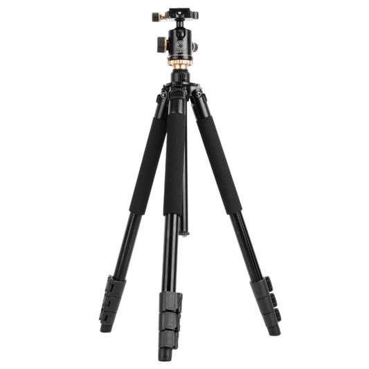 Q338 4-Section Folding Legs Live Broadcast Aluminum Alloy Tripod Mount With Ball Head - Tripods by buy2fix | Online Shopping UK | buy2fix