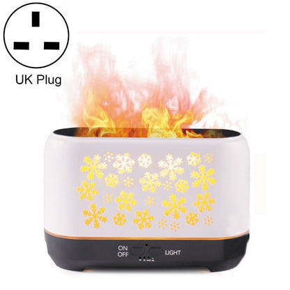 Desktop 3D Simulation Flame Incense Smoked Machine Humidifier, Colour:White(UK Plug) - Air Purifiers & Accessories by buy2fix | Online Shopping UK | buy2fix