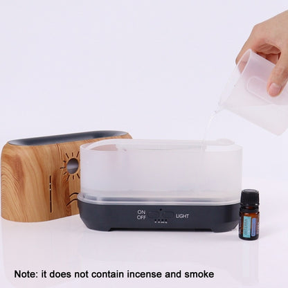 Desktop 3D Simulation Flame Incense Smoked Machine Humidifier, Colour:Light Wood Grain(EU Plug) - Air Purifiers & Accessories by buy2fix | Online Shopping UK | buy2fix