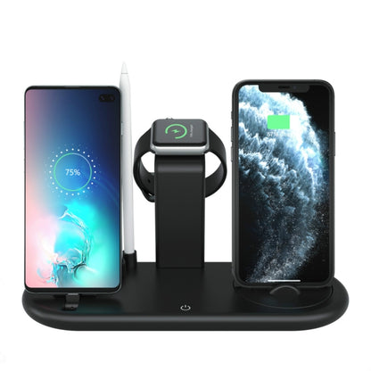 HQ-UD20 Mobile Phone Watch Multi-Function Charging Stand Wireless Charger for Phones & Apple Watch & Airpods(Black) by buy2fix