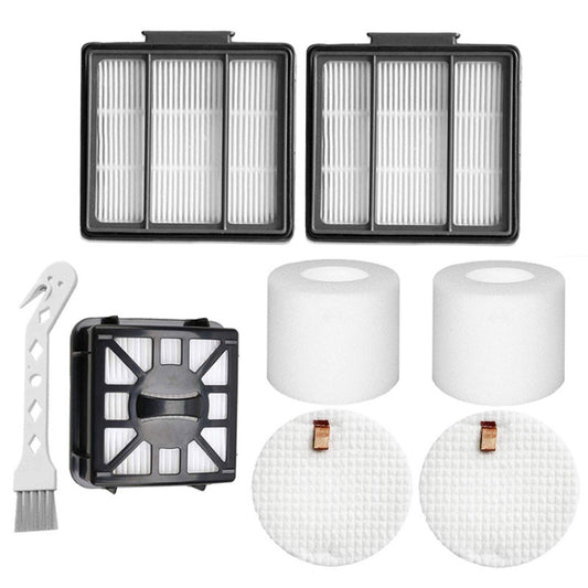 8 PCS/Set Vacuum Cleaner Filter Set For Shark IQ R101AE IQ R101 / RV1001 - For Shark Accessories by buy2fix | Online Shopping UK | buy2fix