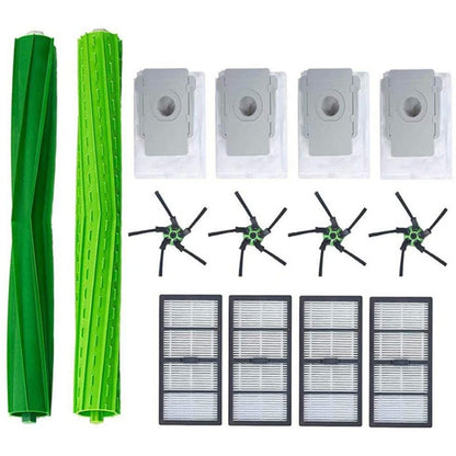 Robot Sweeping Brush + Hippa + Side Brush + Dust Bag Set For iRobot Roomba S9 S9+(14 PCS/Set) - For iRobot Accessories by buy2fix | Online Shopping UK | buy2fix
