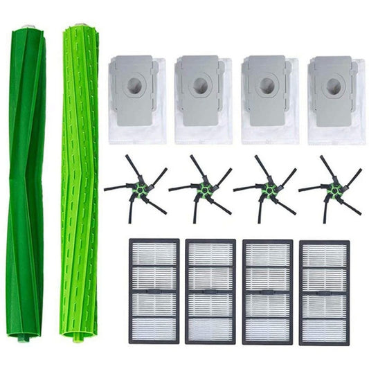 Robot Sweeping Brush + Hippa + Side Brush + Dust Bag Set For iRobot Roomba S9 S9+(14 PCS/Set) - For iRobot Accessories by buy2fix | Online Shopping UK | buy2fix