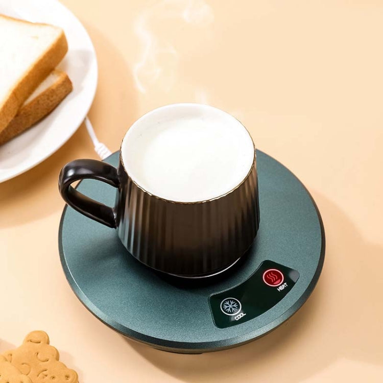 Fast Cooling Heating Pad USB Mini Portable Car Home Heating And Cooling Cup Coaster(Green) - Vacuum Thermoses & Cups by buy2fix | Online Shopping UK | buy2fix
