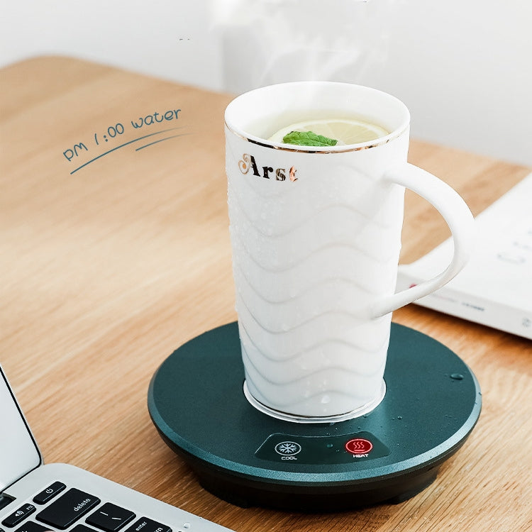 Fast Cooling Heating Pad USB Mini Portable Car Home Heating And Cooling Cup Coaster(Green) - Vacuum Thermoses & Cups by buy2fix | Online Shopping UK | buy2fix