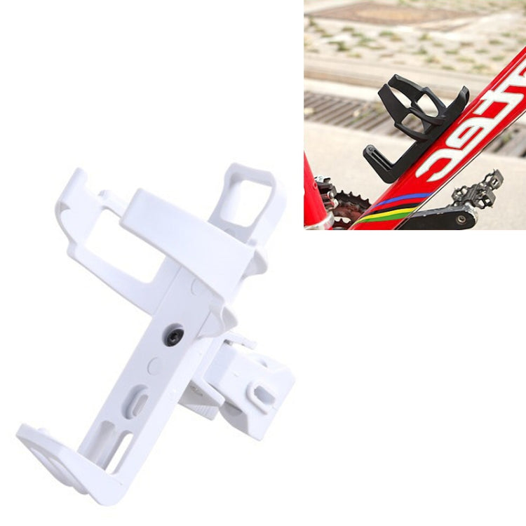 Mountain Bike Bottle Cage Bicycle Quick Release Free Hanging Cup Holder Road Bike Electric Scooter Motorcycle Water Cup Holder(White) by buy2fix
