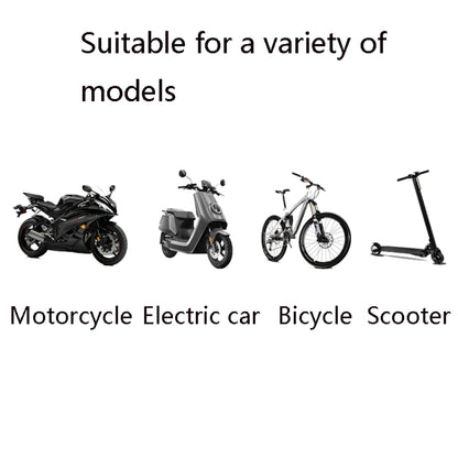 2 PCS Aluminum Alloy Bicycle Mobile Phone Holder Motorcycle Mobile Phone Navigation Bracket Electric Motorcycle Hand Rack(Black (Handlebar Style)) by buy2fix