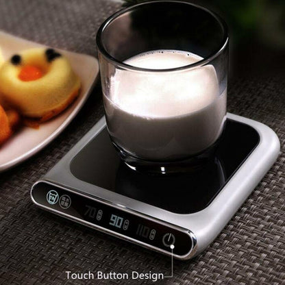 Smart 55 Degree Constant Temperature Coaster Winter Desktop Insulation And Warm Heating Usb Coaster(Wave Display) - Insulation by buy2fix | Online Shopping UK | buy2fix