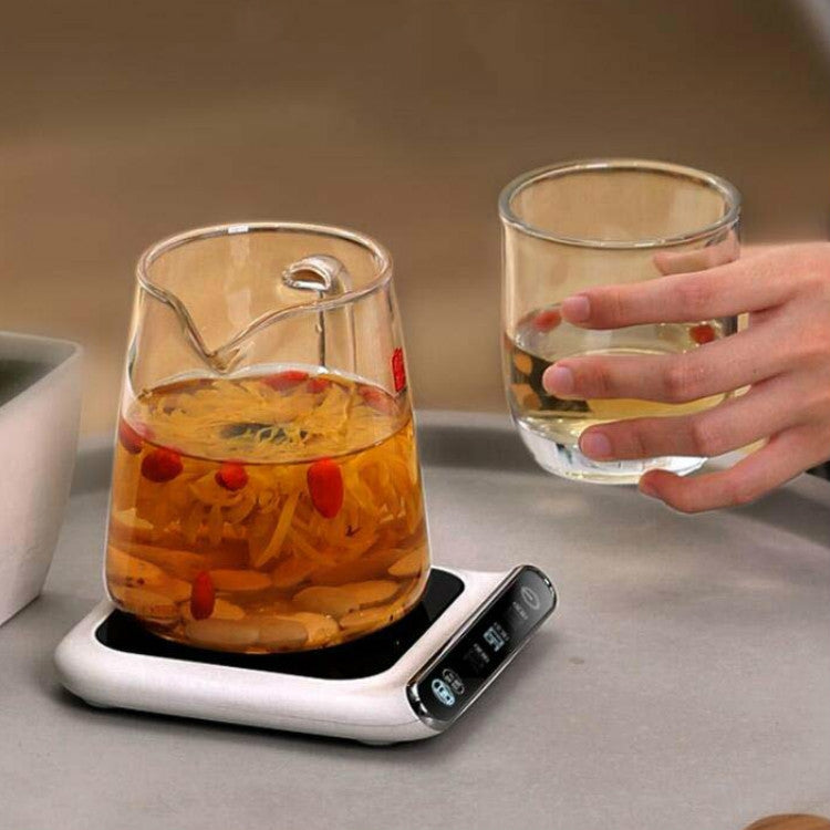 Smart 55 Degree Constant Temperature Coaster Winter Desktop Insulation And Warm Heating Usb Coaster(Wave Display) - Insulation by buy2fix | Online Shopping UK | buy2fix