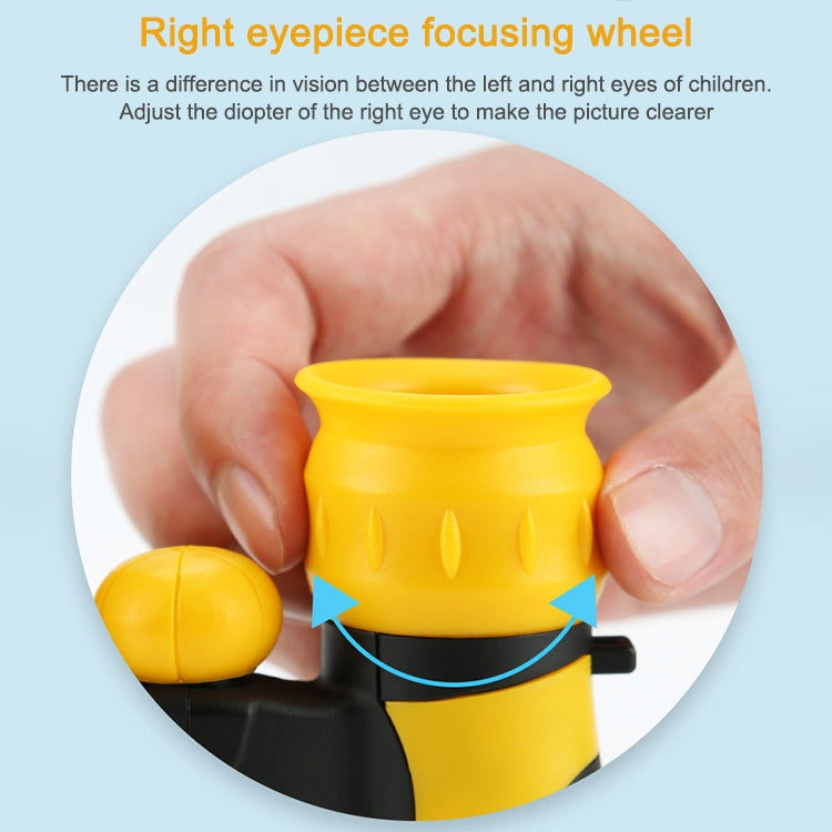 HD High Magnification Children Outdoor Telescope(Yellow) by buy2fix