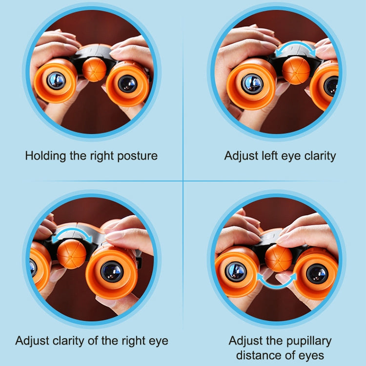 HD High Magnification Children Outdoor Telescope(Yellow) by buy2fix