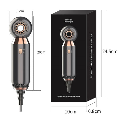 Mdjc-806 Travel Leafless Mini Hair Dryer Hotel Wall-Mounted Hair Dryer(EU Plug) - Hair Dryers & Accessories by buy2fix | Online Shopping UK | buy2fix