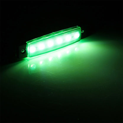 4 PCS 12V 6 SMD Auto Car Bus Truck Wagons External Side Marker Lights LED Trailer Indicator Light Rear Side Lamp(Green) - Clearance Lights by buy2fix | Online Shopping UK | buy2fix