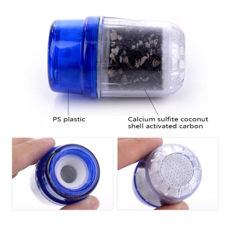 2 PCS Household Tap Water Purifier Kitchen Faucet Filter Activated Carbon Three-layer Water Filter - Faucets & Accessories by buy2fix | Online Shopping UK | buy2fix