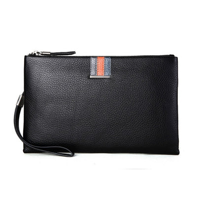 Men Leather Casual Clutch Leather Smart Anti-Theft & Anti-Lost Coin Purse, Size:Large - Wallets by buy2fix | Online Shopping UK | buy2fix