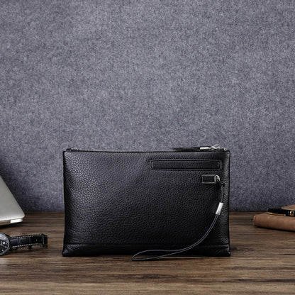 Men Leather Casual Clutch Leather Smart Anti-Theft & Anti-Lost Coin Purse, Size:Large - Wallets by buy2fix | Online Shopping UK | buy2fix